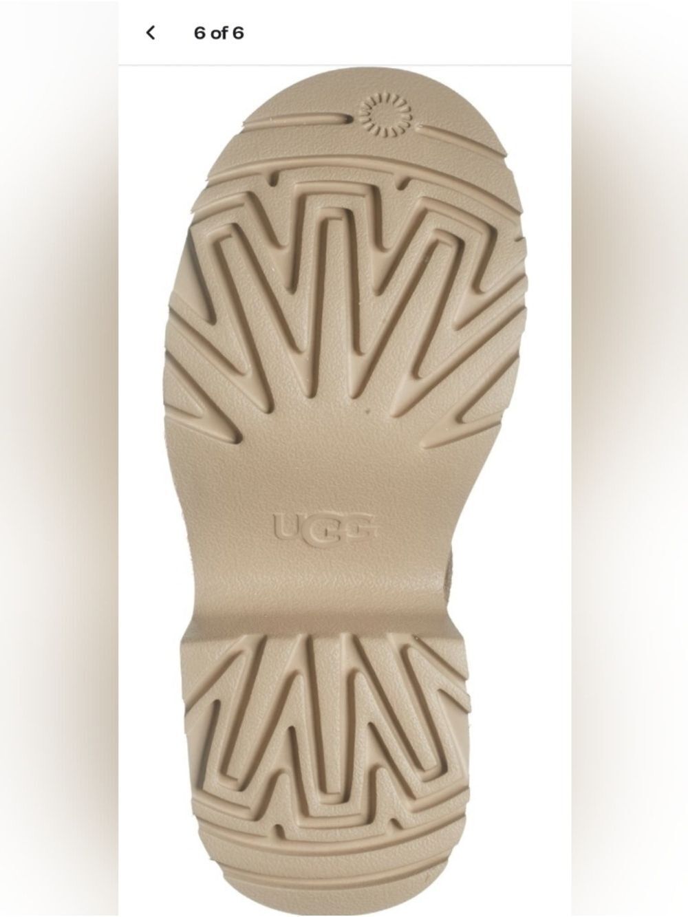 UGG Classic ultra Mini New Heights Boots In Beige MDSD NIB SZ9 - Picture 6 of 16